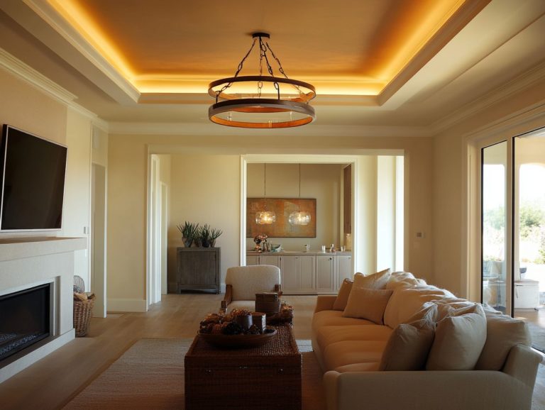 “10 Creative Ceiling Light Ideas for Homes”