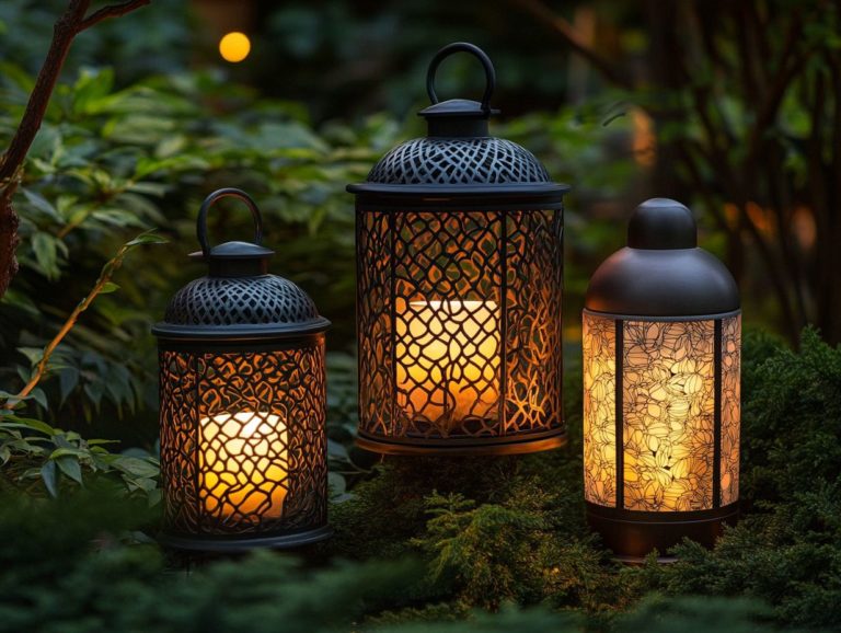 “5 Creative Ideas for Outdoor Lanterns”