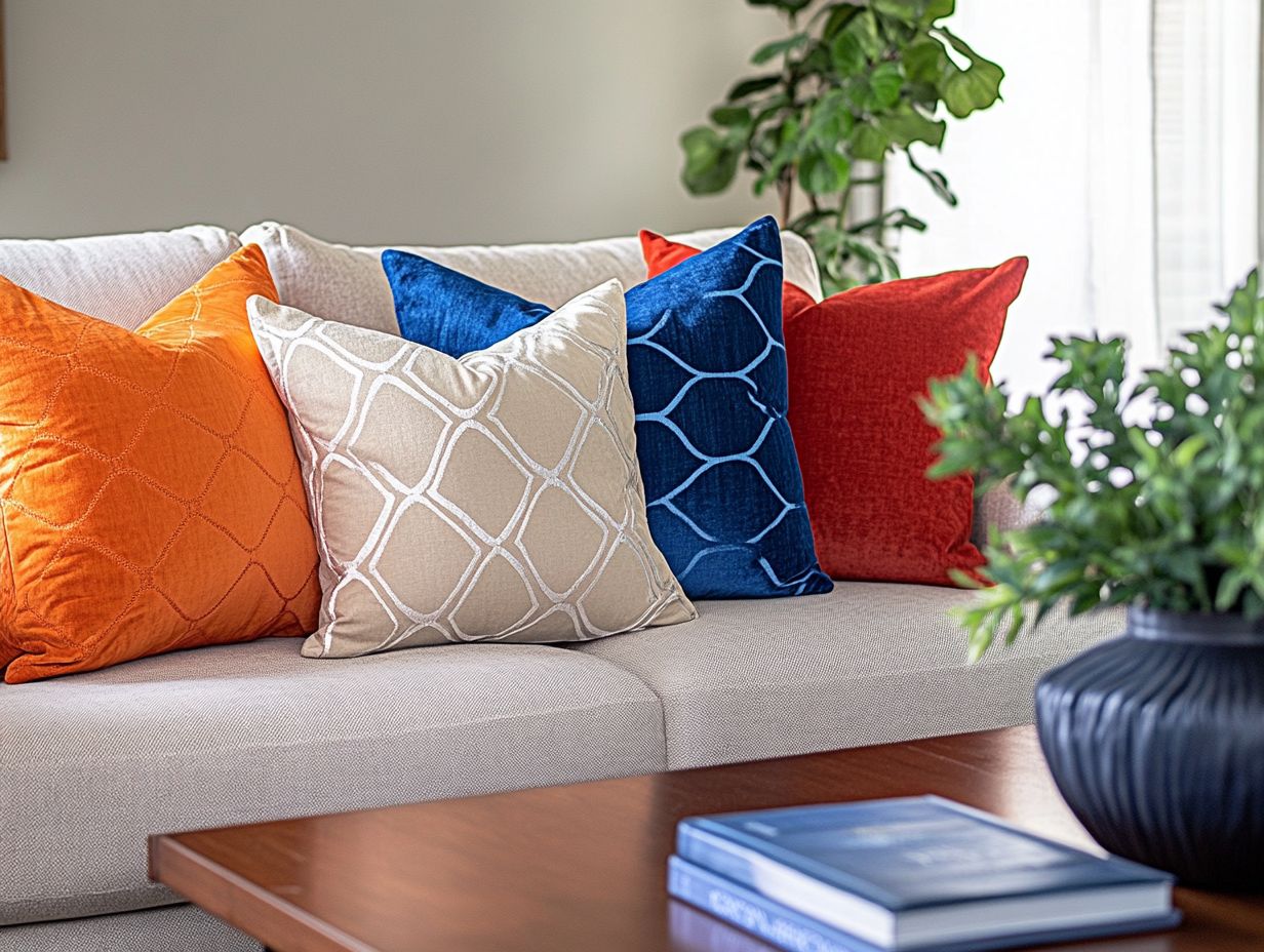 Creative ways to use decorative pillows