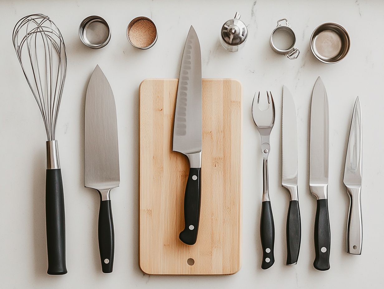 A well-organized kitchen featuring essential cutting boards