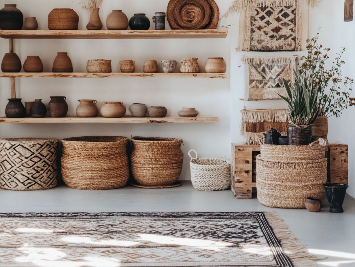 Local artisans creating sustainable home accessories