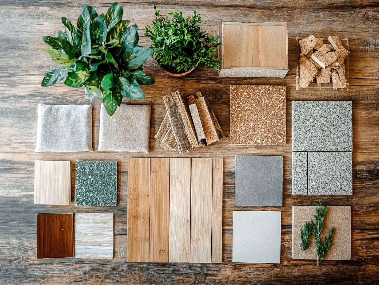 An overview of key takeaways for sustainable home materials.