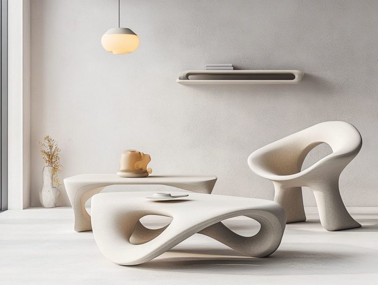 5 Modern 3D-Printed Furniture Pieces for Minimalists