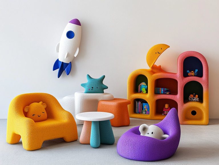 5 Stylish 3D-Printed Furniture Pieces for Kids’ Rooms