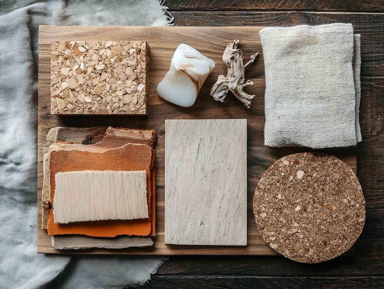 Examples of sustainable materials in everyday products