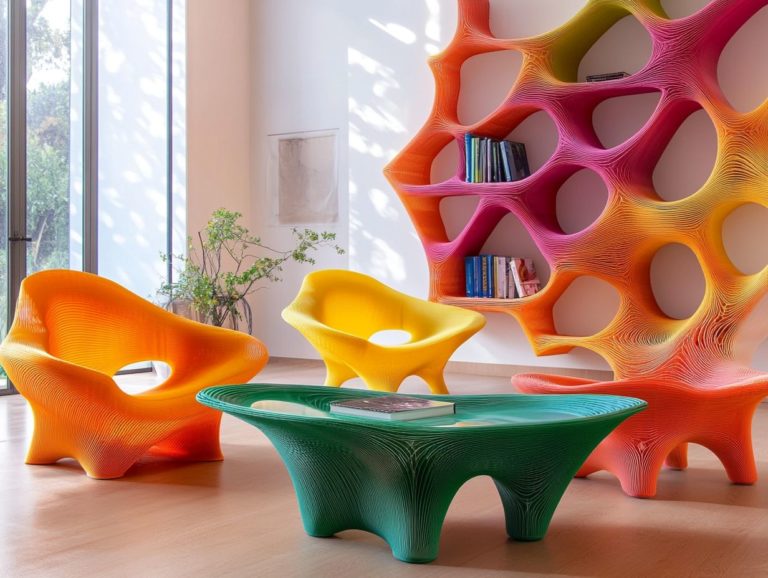 5 Unique Benefits of 3D-Printed Furniture