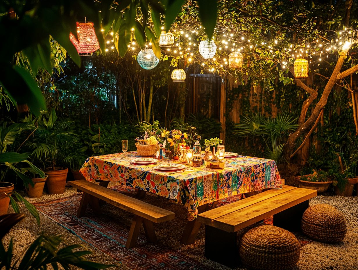 Affordable outdoor decor options for family gatherings