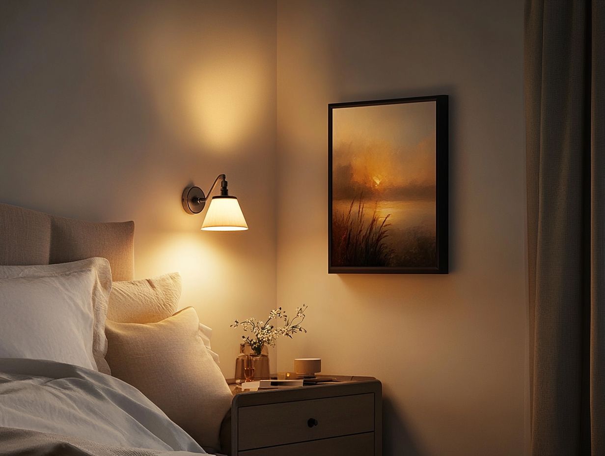 Image showcasing various wall light options for bedrooms