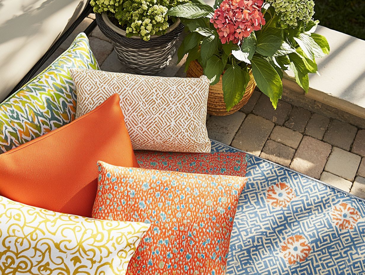 What are some common outdoor fabric options?