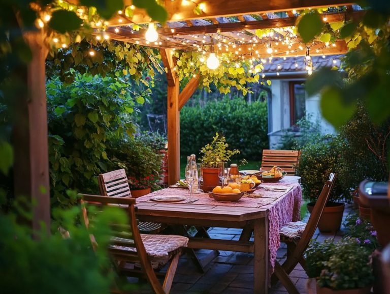 “Creative Ideas for Outdoor String Lighting”