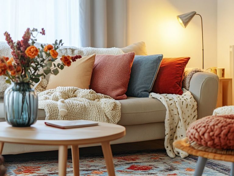 Decorative Items for a Cozy Living Room