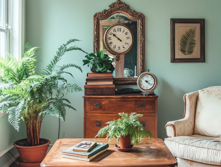 Decorative Items for a Vintage-Inspired Home