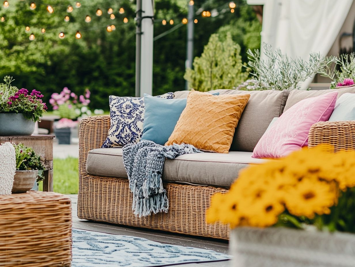 5. Incorporate Outdoor Rugs