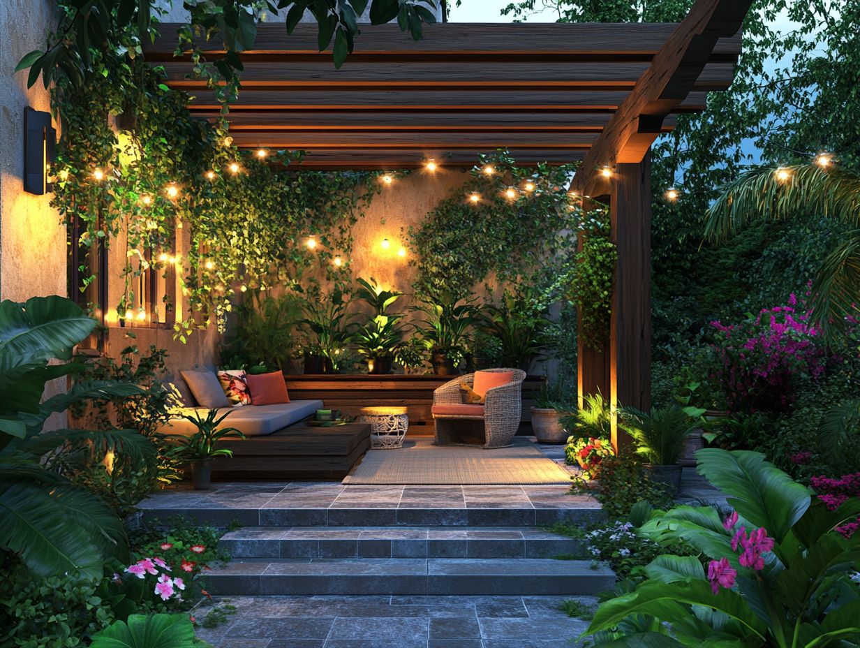 How can I make my outdoor space more environmentally friendly?