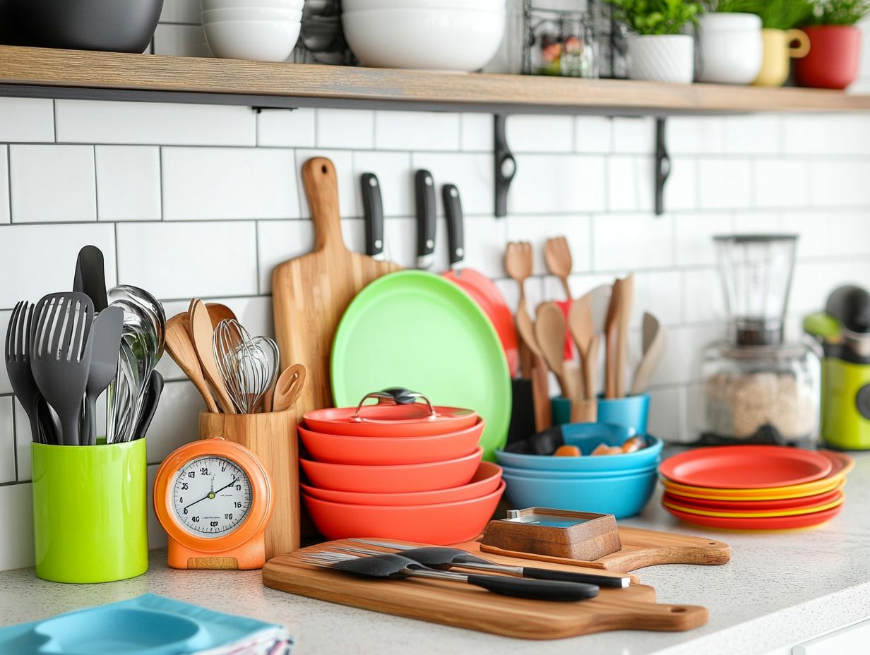 A variety of cutting boards in a kitchen setting.