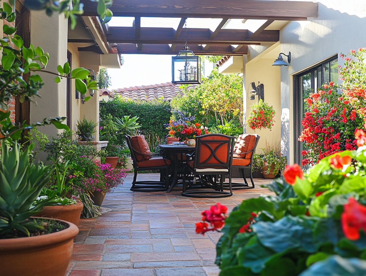 Image depicting essential tips for maintaining outdoor decor