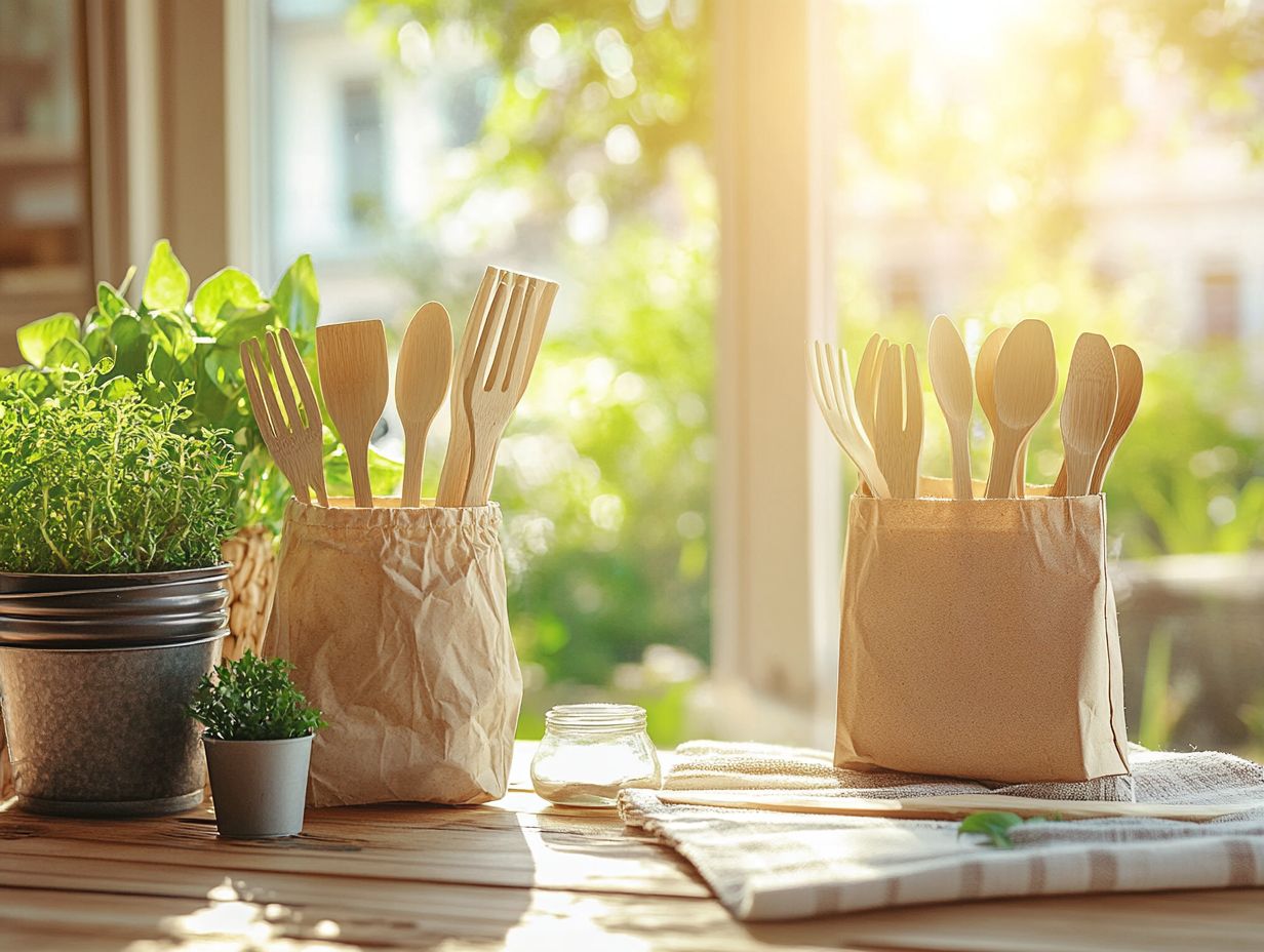 Examples of biodegradable materials for home use