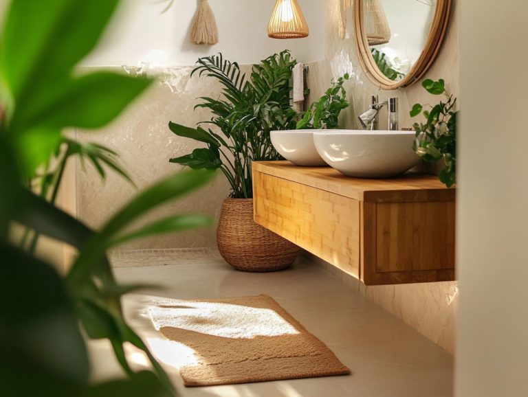 How to Create a Sustainable Bathroom with Materials