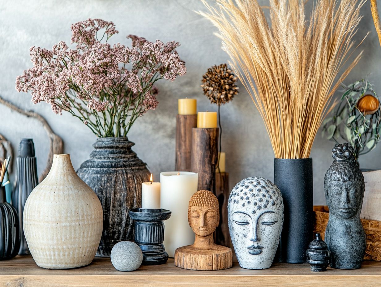 An array of stylish home accessories