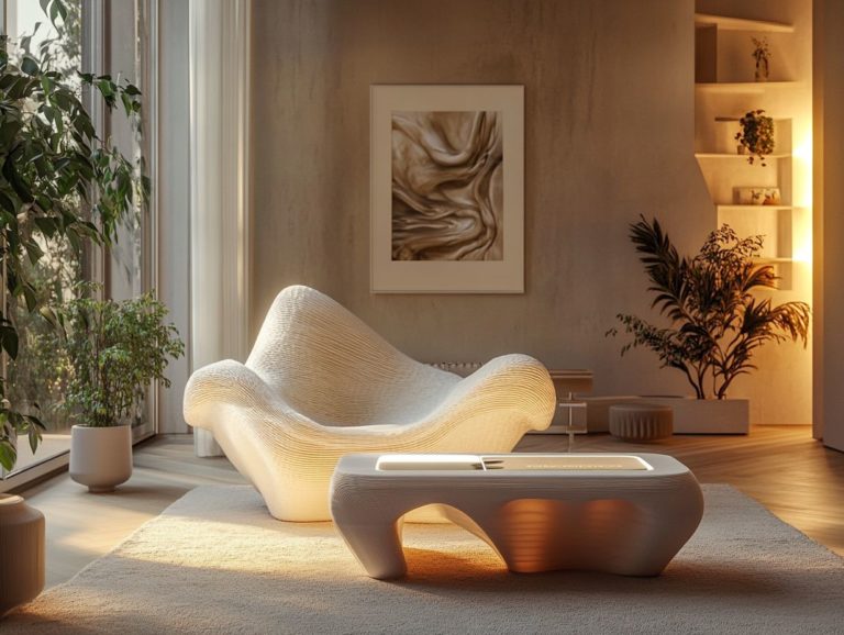 How to Incorporate 3D-Printed Furniture in Your Decor