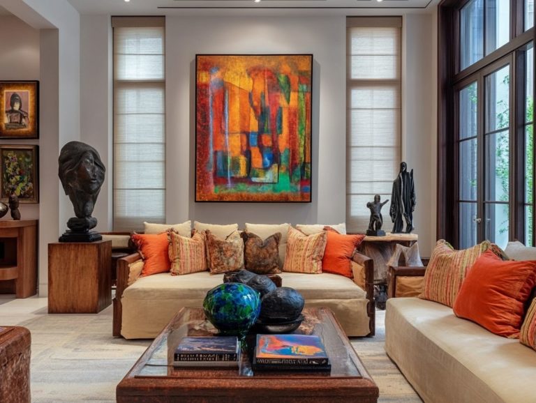 How to Incorporate Art as Decorative Items