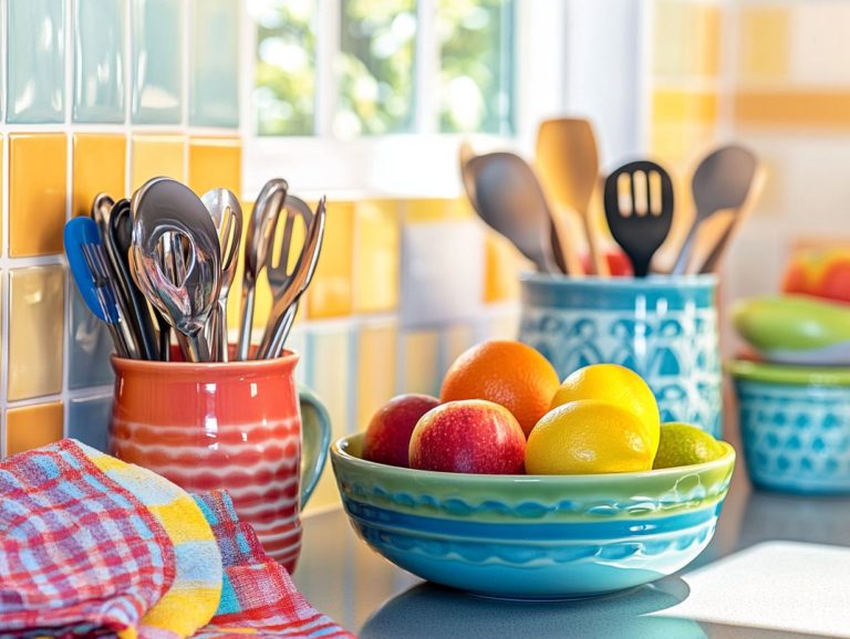 How to Incorporate Colorful Kitchen Accessories
