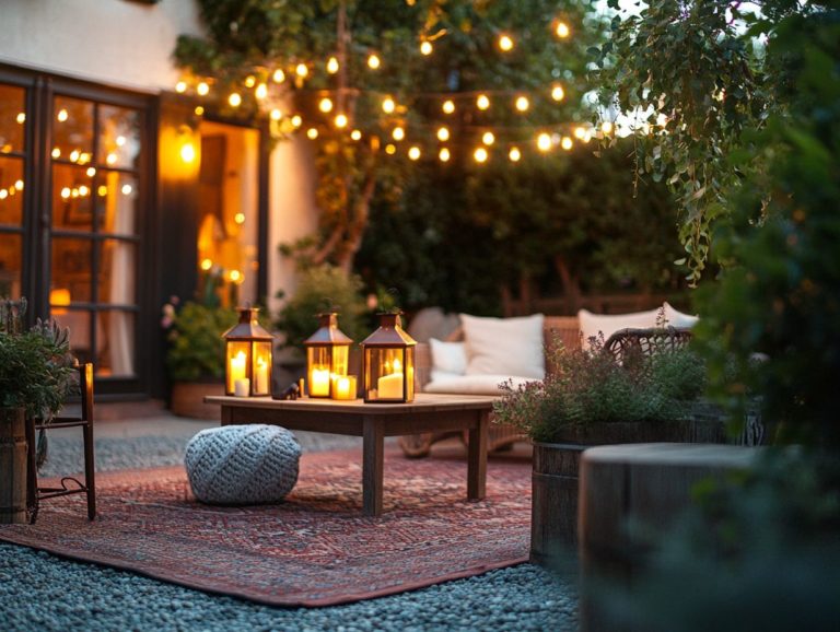 “How to Incorporate Lighting in Outdoor Decor”