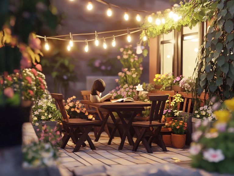 “How to Make the Most of a Small Outdoor Area”