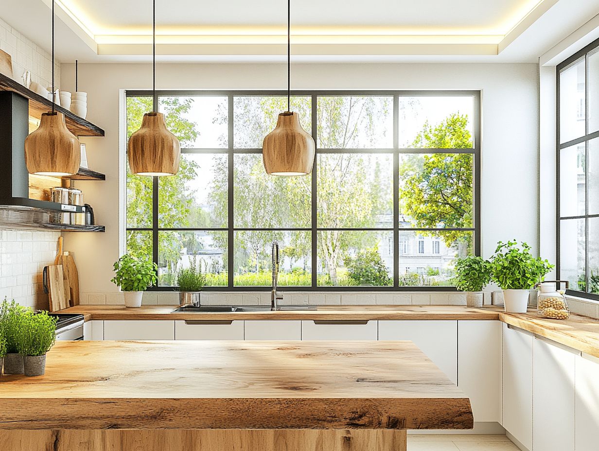 Brightly lit kitchen showcasing proper lighting installation and maintenance.