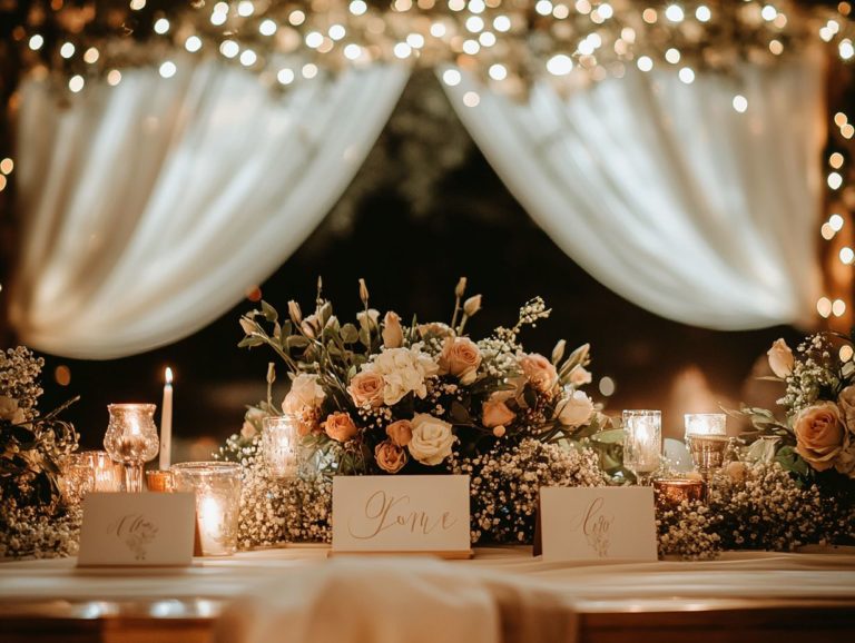 How to Select Decorative Items for Weddings