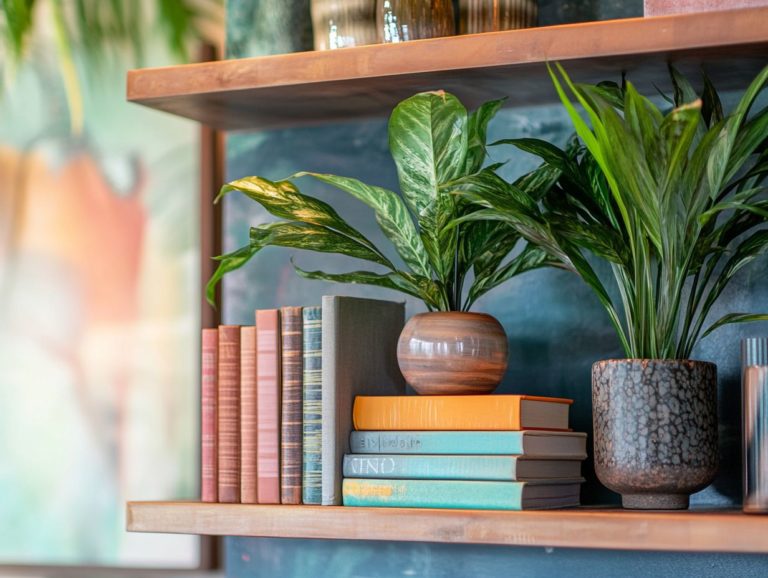 How to Style Decorative Items on Shelves