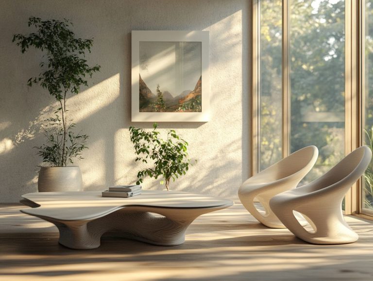 How to Style Your Space with 3D-Printed Furniture