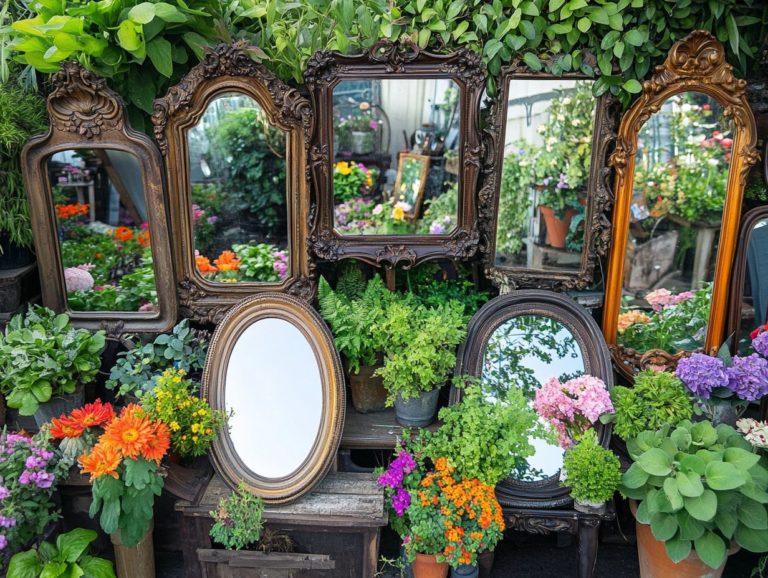 “How to Use Mirrors in Outdoor Decor”