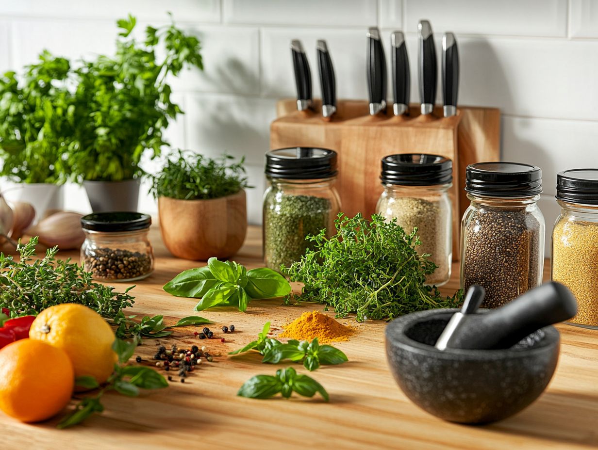 Common kitchen accessories for enhancing flavor profiles