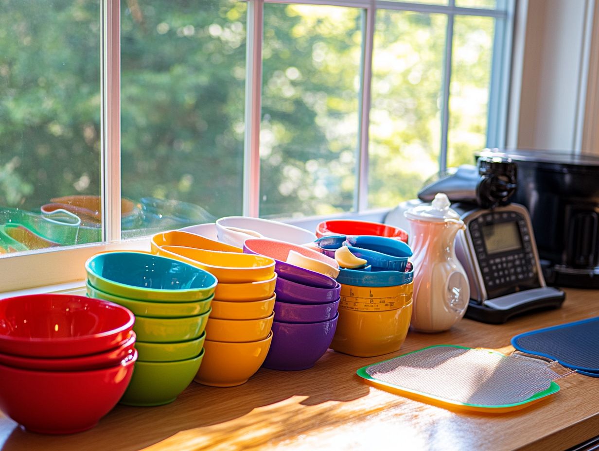 Image of various kitchen accessories that simplify cooking