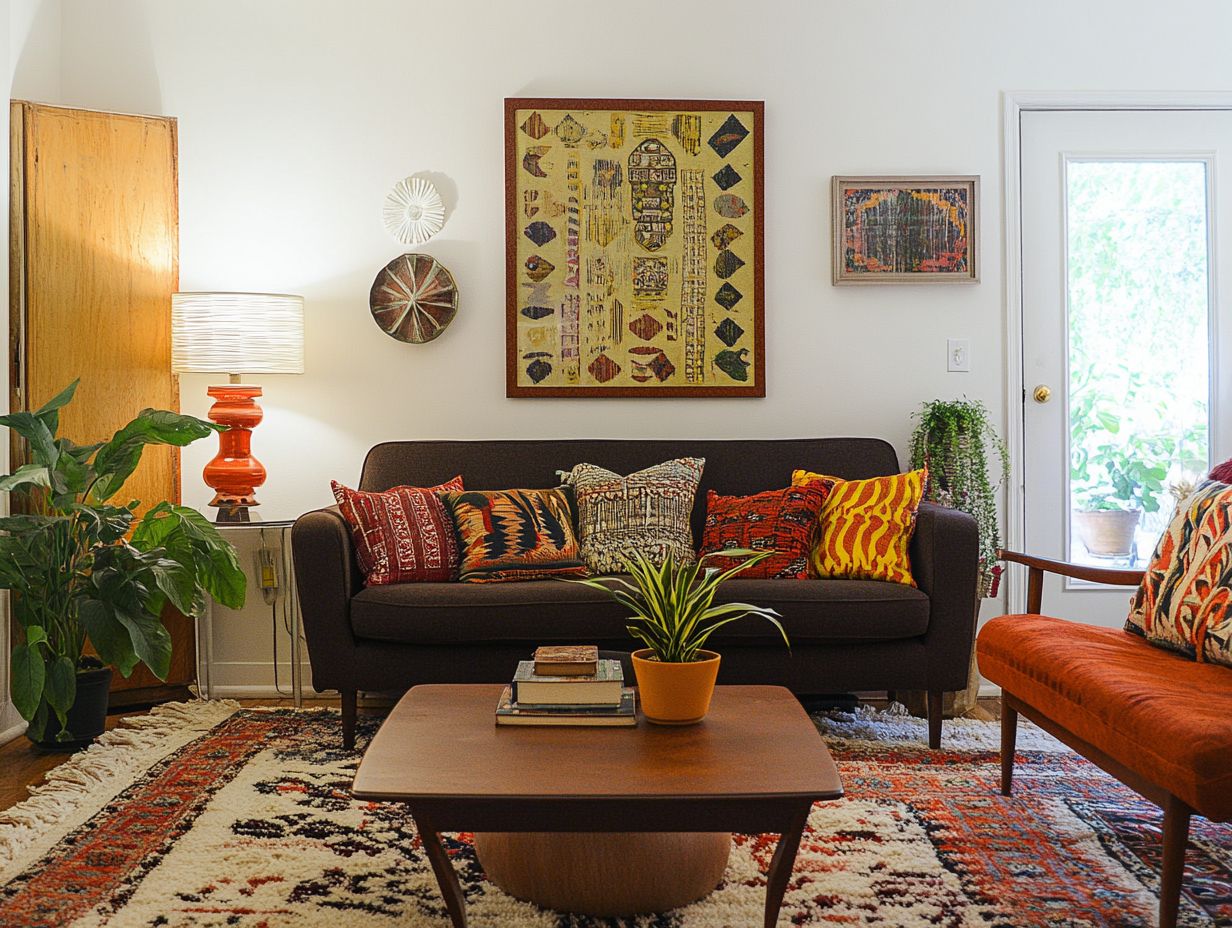 An example of mixing different design styles in an eclectic home.