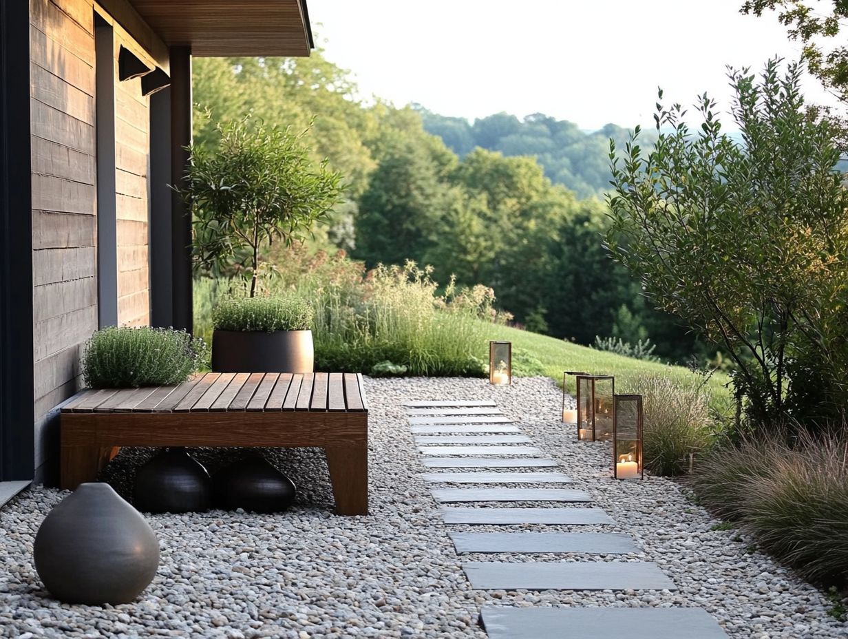 An overview of frequently asked questions about minimalist outdoor decor.