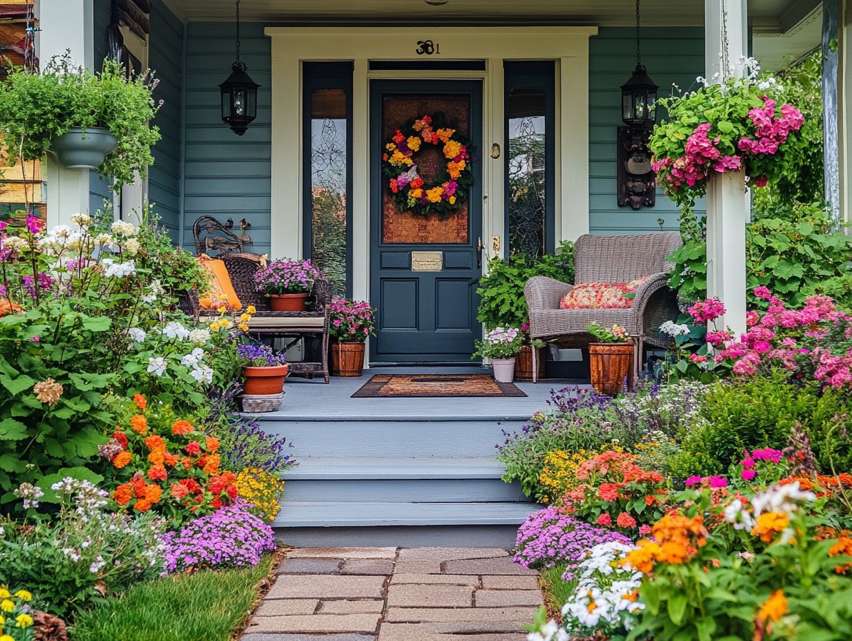 Outdoor decor that enhances curb appeal