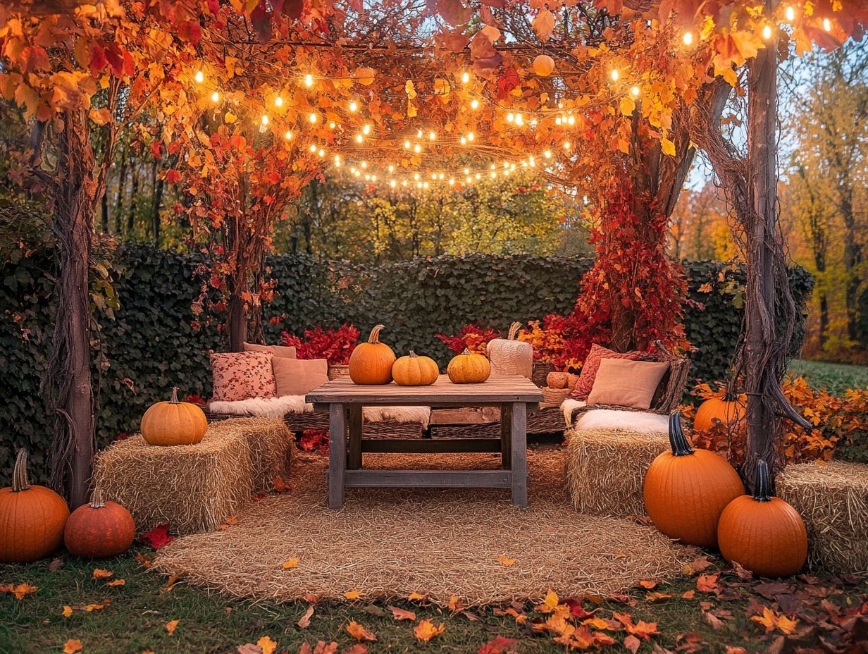 Cozy fall textiles enhancing home warmth