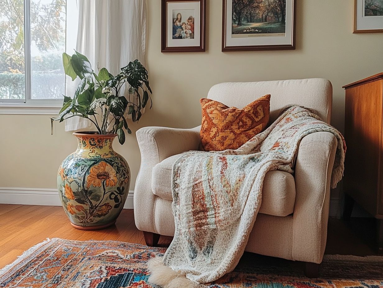 A beautifully styled living room showcasing personal touches in home decor.