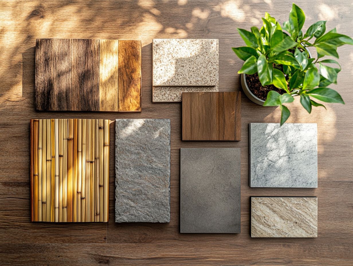 What is the importance of sourcing local sustainable materials for your home?