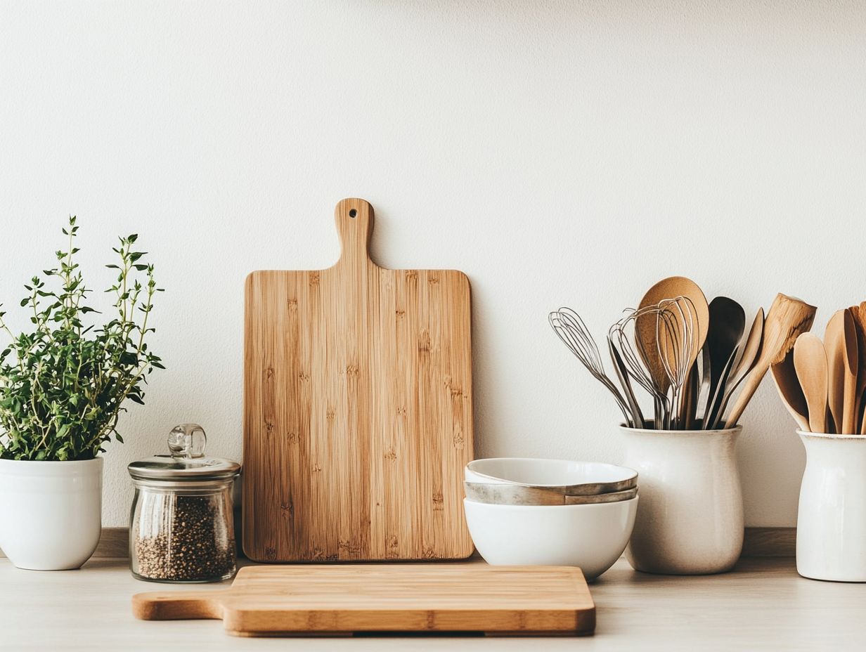 Sustainable materials used in kitchen accessories