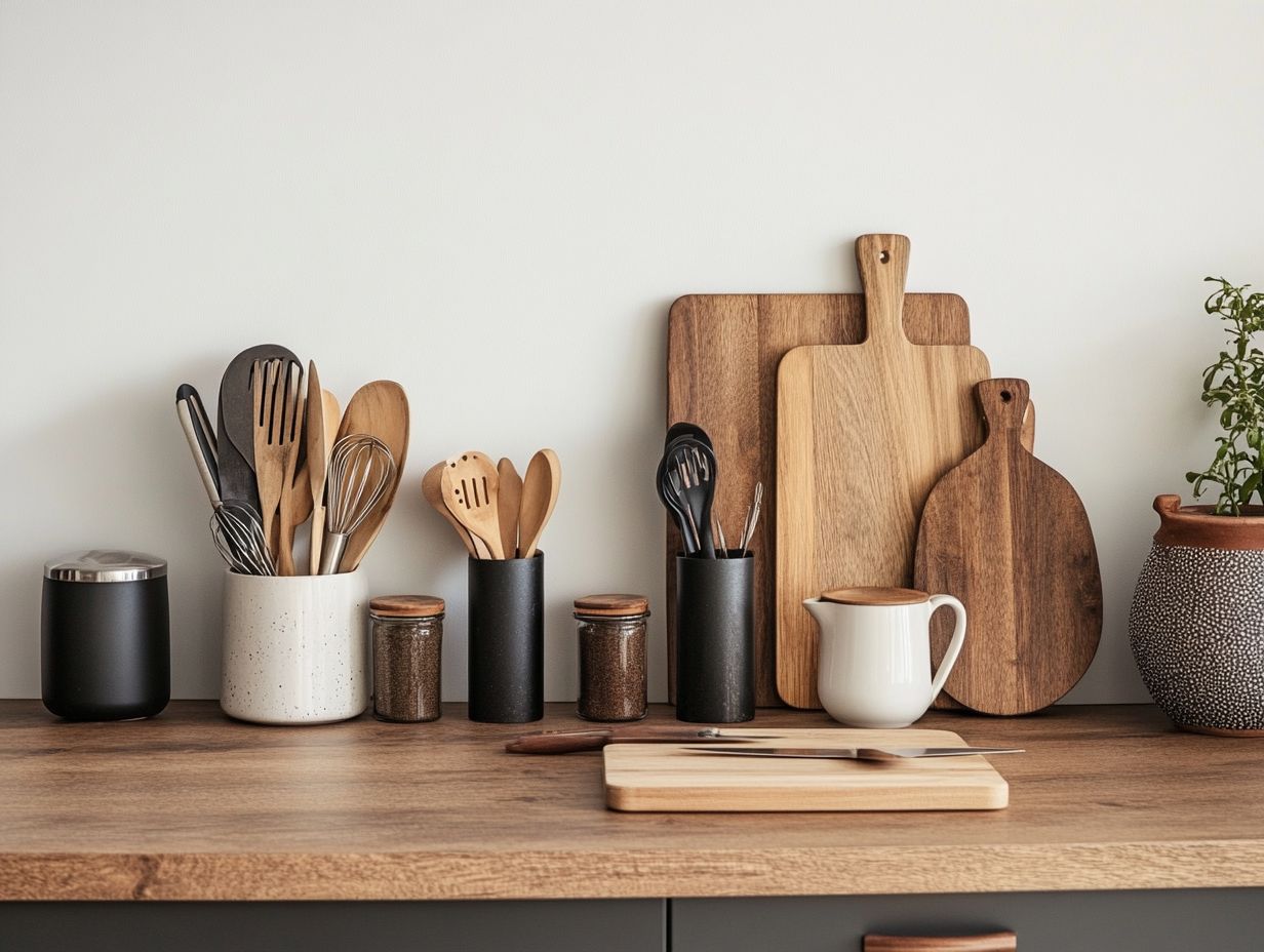 A stunning collection of essential kitchen tools that every chef needs!