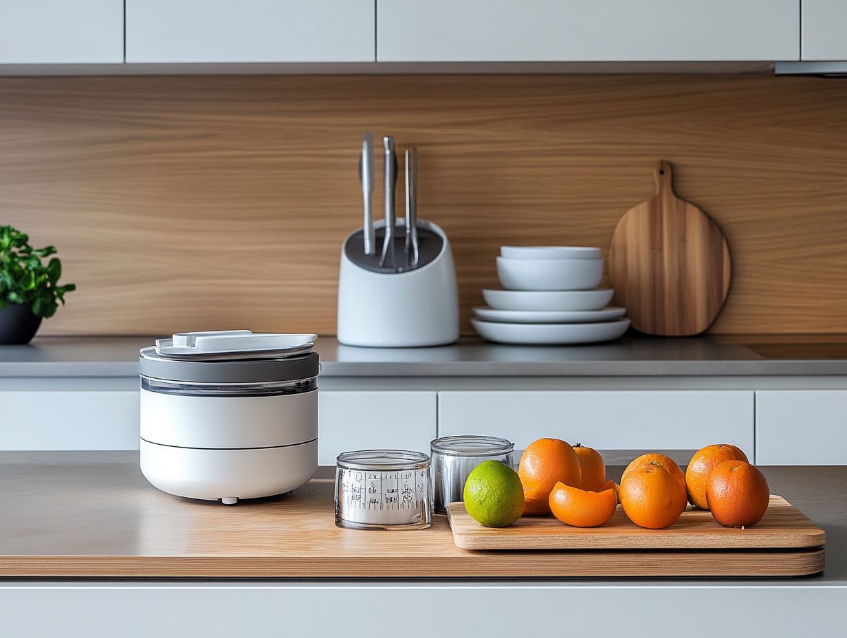 A variety of multi-functional kitchen gadgets for efficient organization