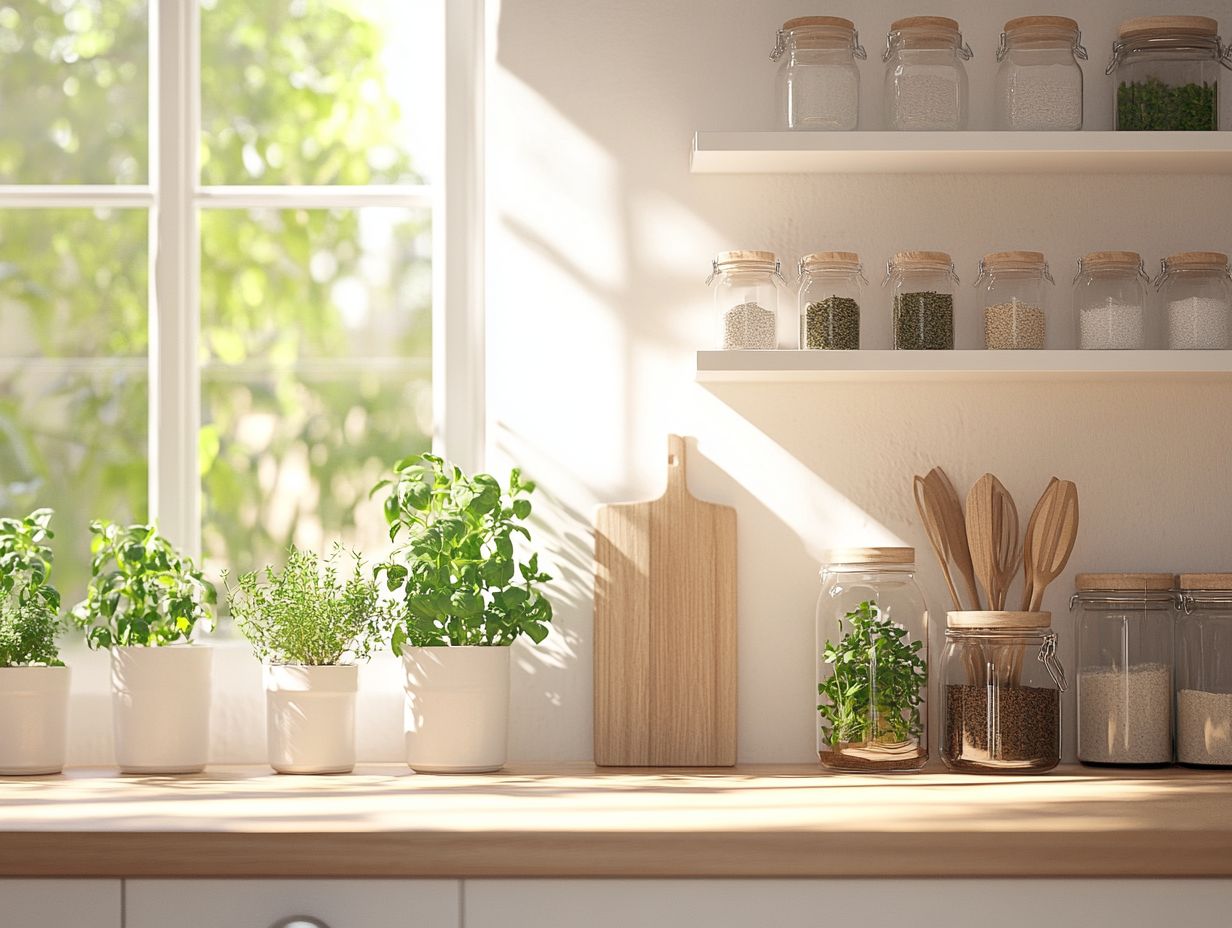 A step-by-step guide to organizing kitchen accessories.