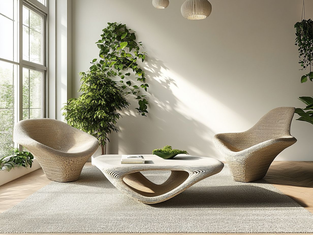 What Are the Different Types of Sustainable Materials Used in 3D-Printed Furniture?