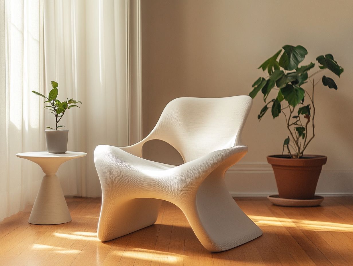 Affordable 3D-Printed Furniture for Small Living Areas