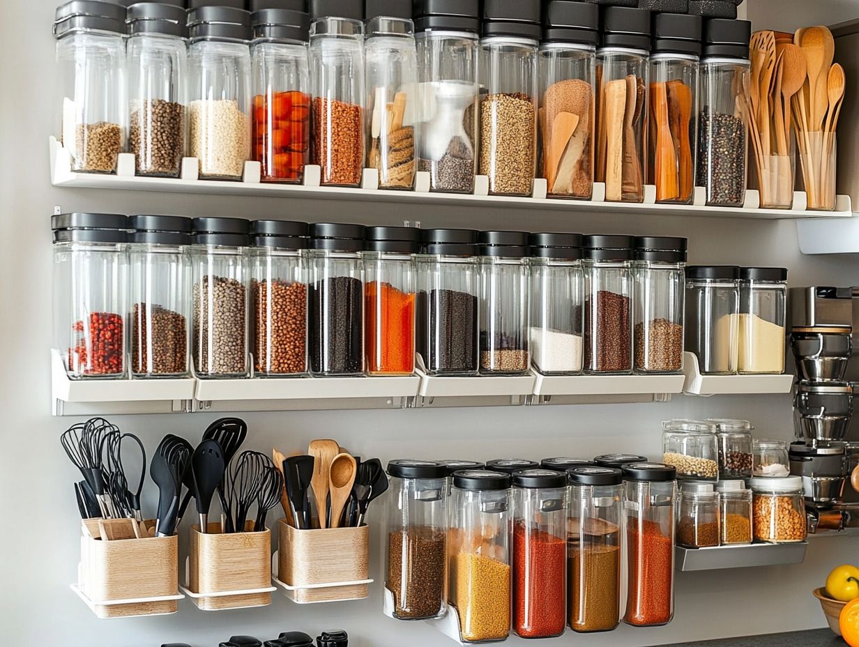 Rotating Lazy Susan for effective kitchen organization