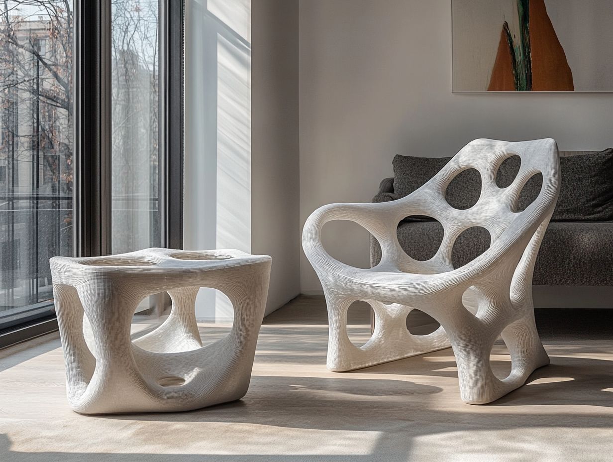 Image illustrating the costs associated with 3D-printed furniture