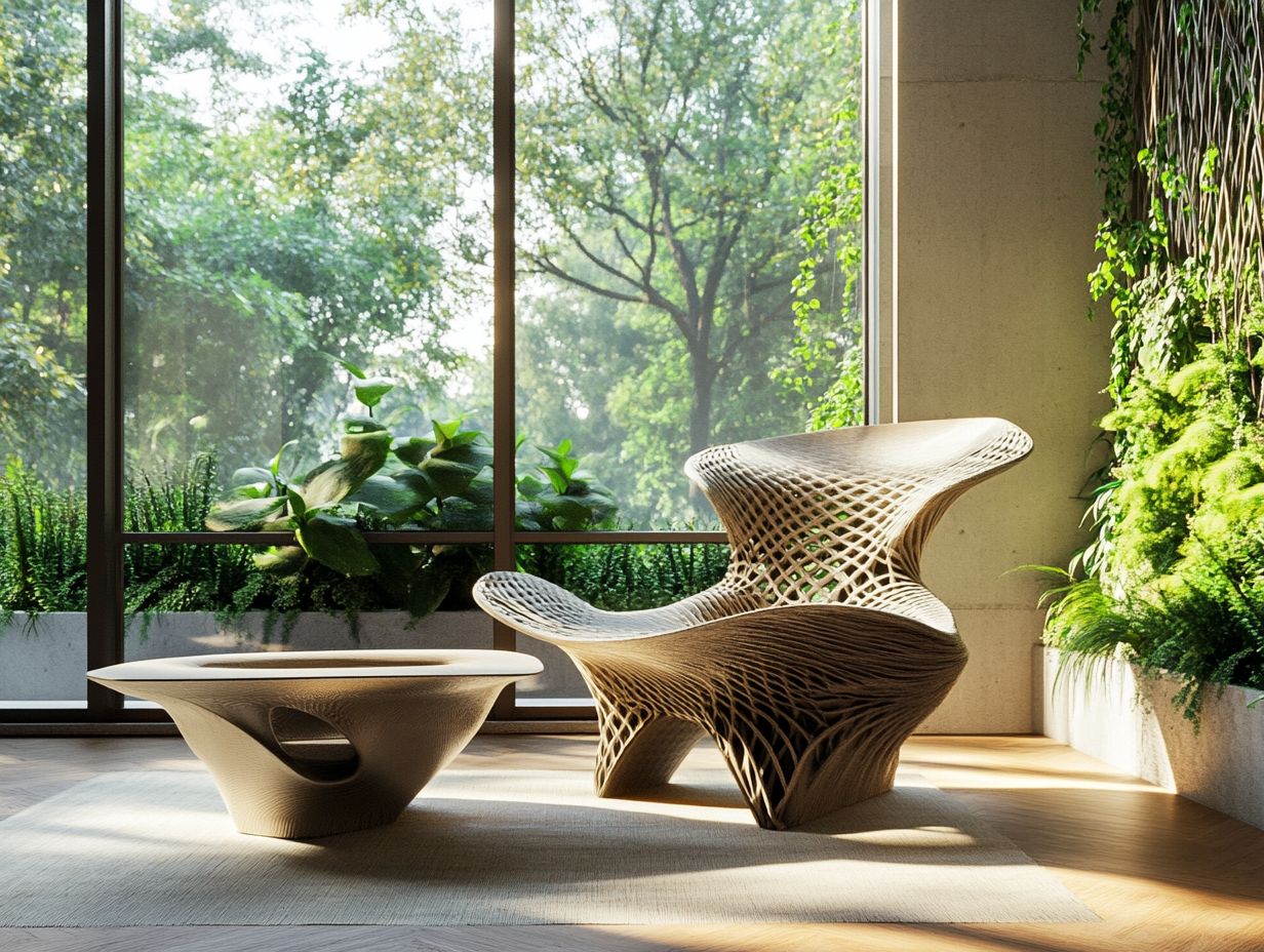 Environmental Benefits of 3D-Printed Furniture